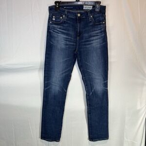 Adriano Goldschmied AG-ED Mari High Rise Slim Straight Raw Hem Jeans Size 28R